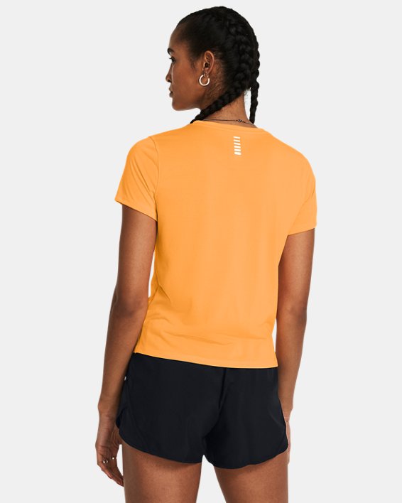 Women's UA Launch Short Sleeve, Orange, pdpMainDesktop image number 1